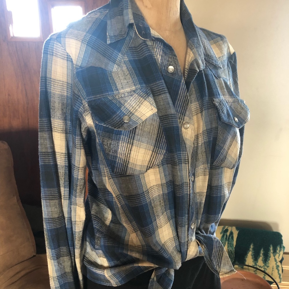 Vintage plaid / made in Hong Kong